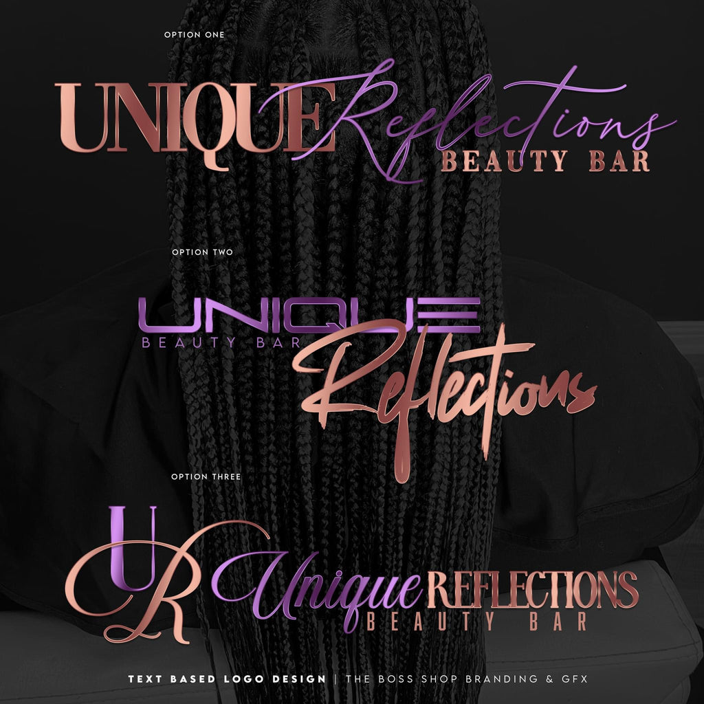 Text Based Logo Design