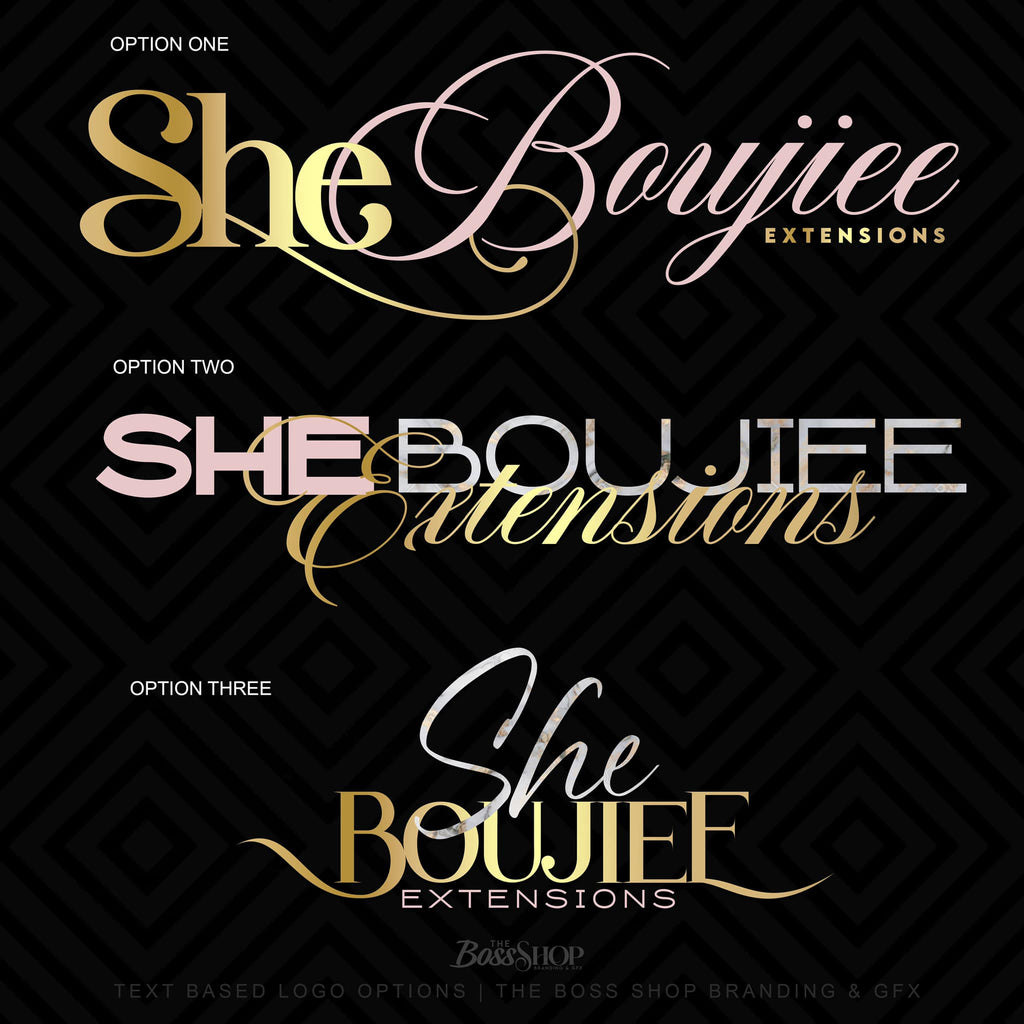 Text Based Logo Design