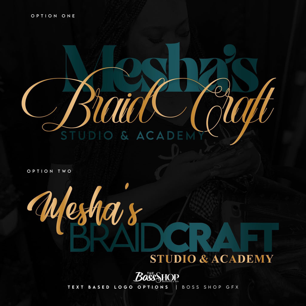 Text Based Logo Design