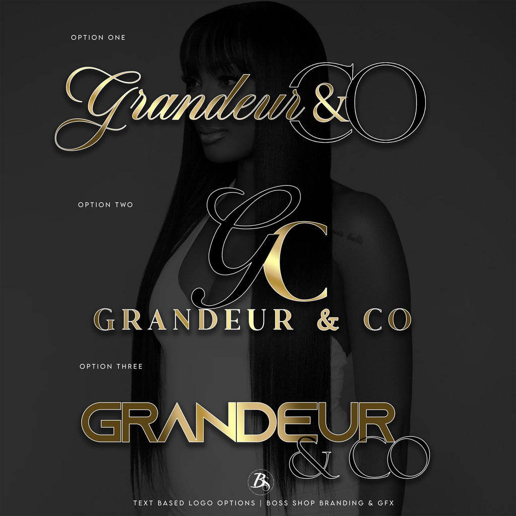 Text Based Logo Design